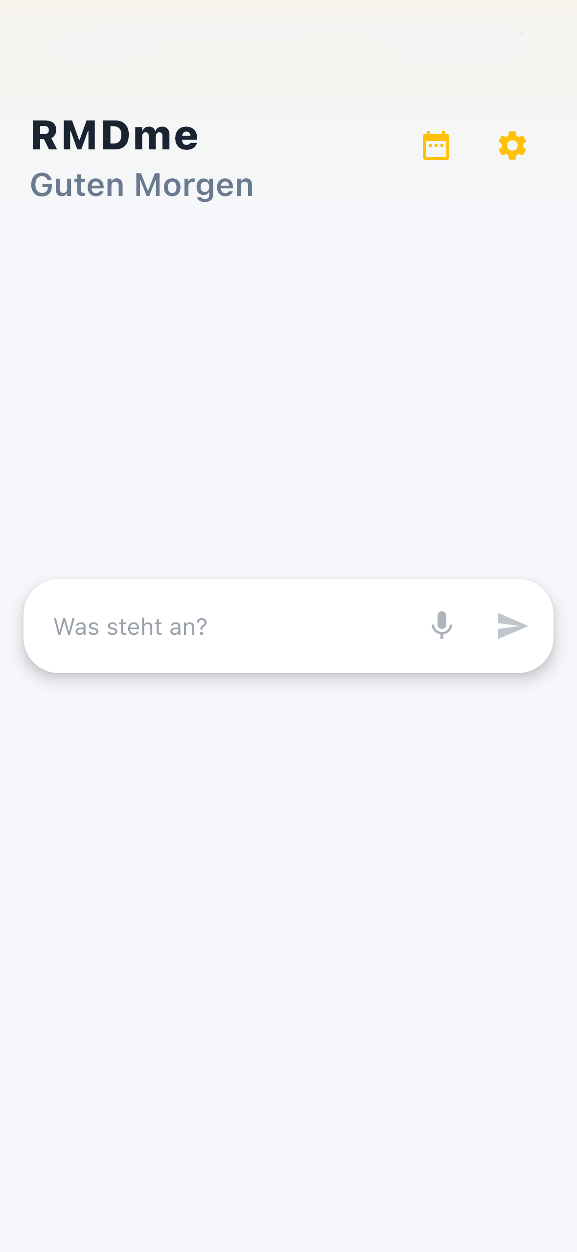 RMDme App-Screenshot